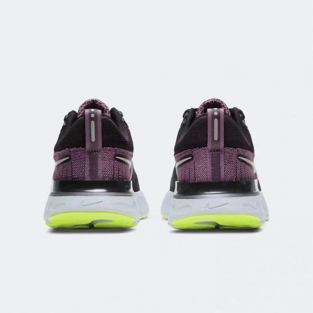 商品NIKE|Women's React Infinity Run Fk 2 In Violetdust/black/cyber/elemental Pink,价格¥681,第3张图片详细描述