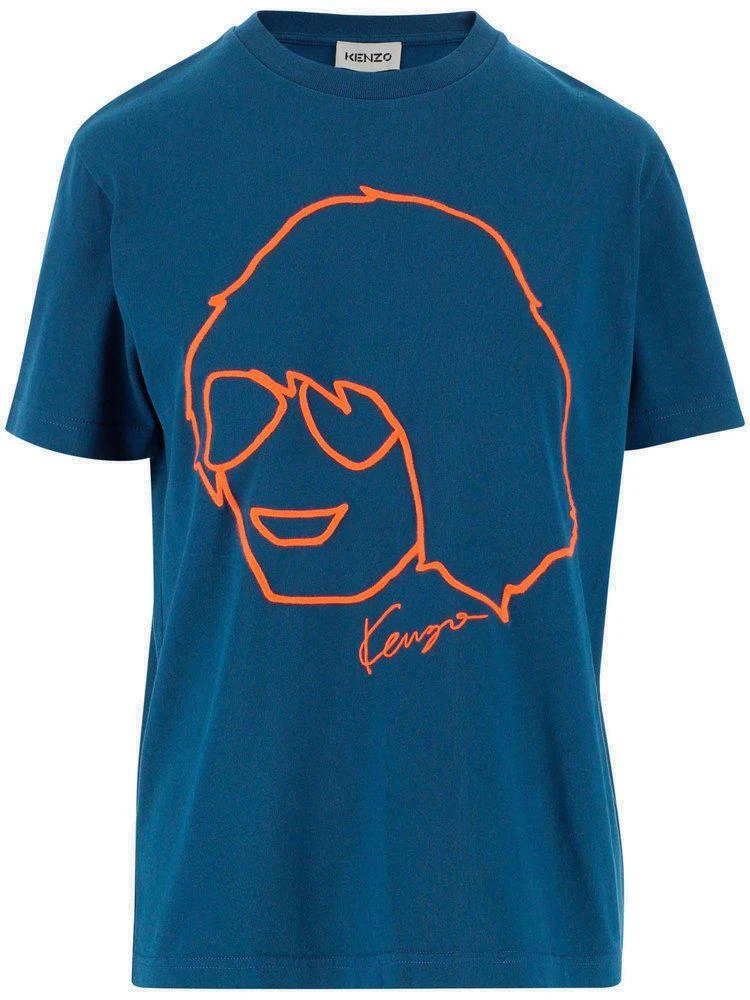 商品Kenzo|Kenzo Graphic Printed T-Shirt,价格¥532,第1张图片