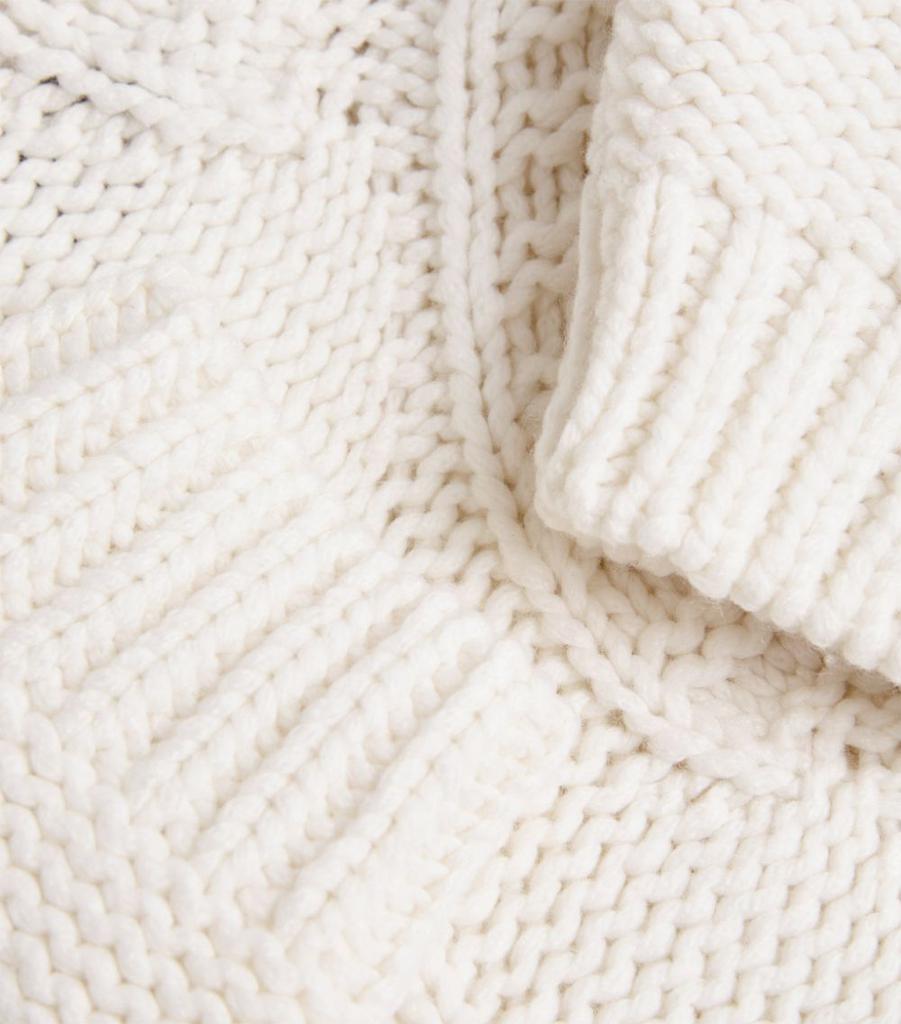 Cable Knit Rollneck Sweater商品第5张图片规格展示