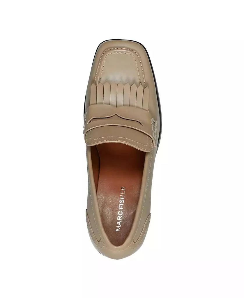 商品Marc Fisher|Women's Hamish Block Heel Square Toe Dress Loafers,价格¥267,第4张图片详细描述