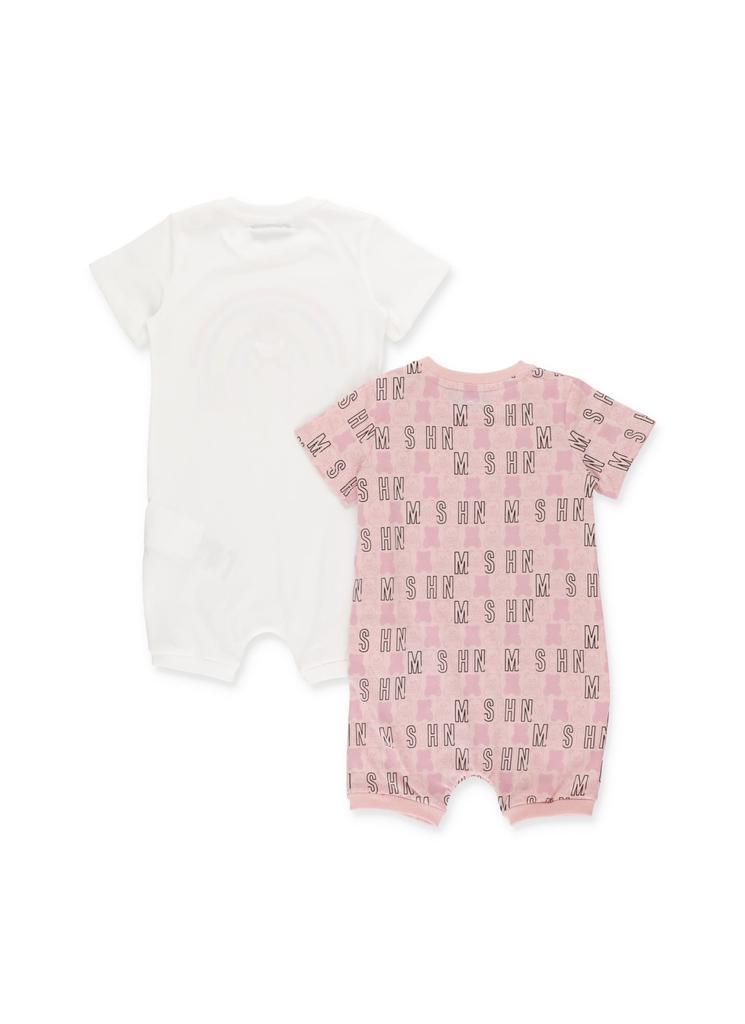 商品Moschino|Moschino Cotton 2 Baby Rompers Set,价格¥1150,第4张图片详细描述