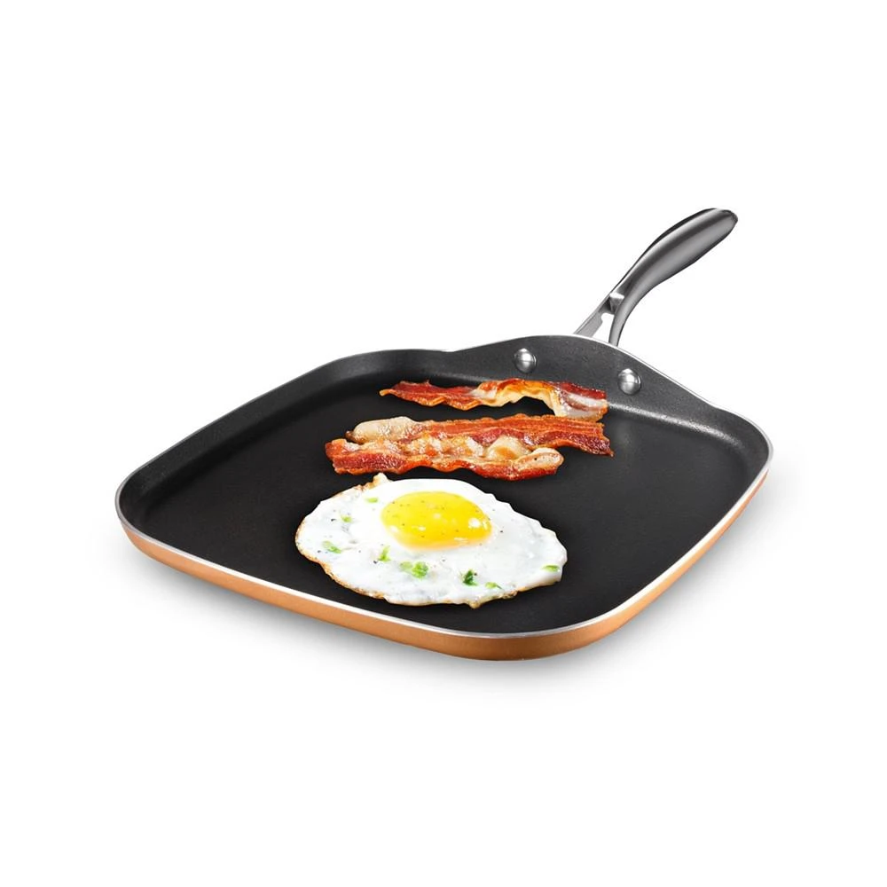 商品Gotham Steel|Cast Textured Coating Ultra-Durable Nonstick 10.5" Griddle Pan,价格¥186,第1张图片