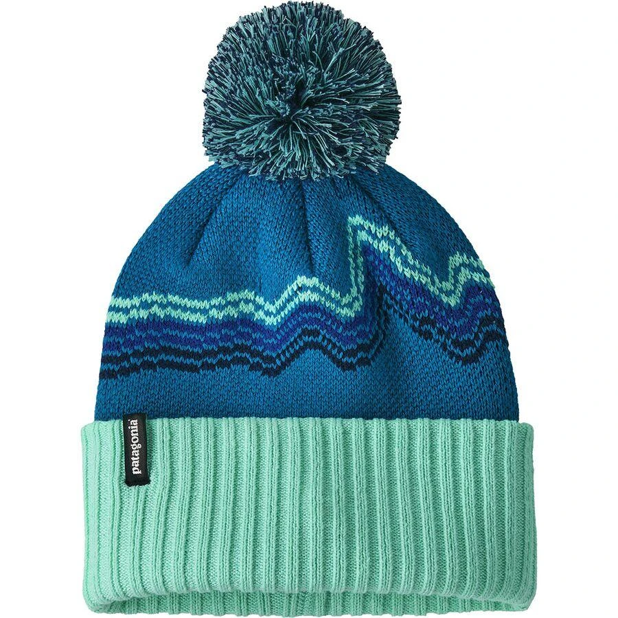商品Patagonia|Powder Town Pom Beanie - 冬季绒线帽,价格¥132,第1张图片详细描述