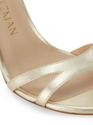 Soiree Metallic Leather Lace-Up Sandals 商品