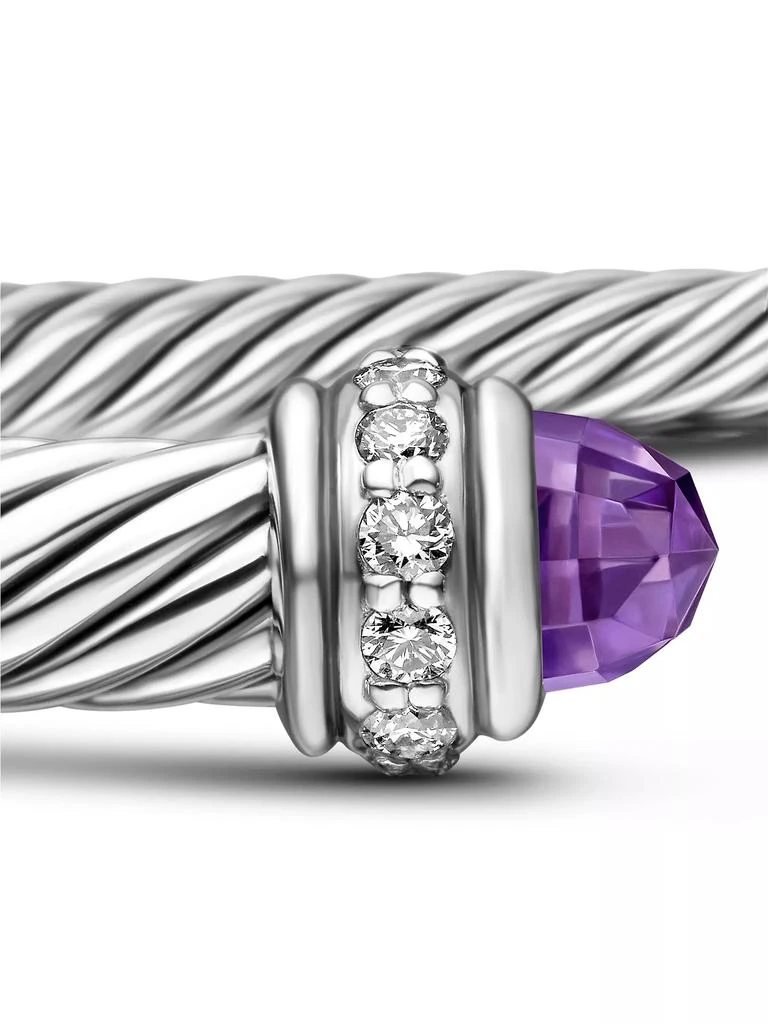 商品David Yurman|Cable Classics Color Bracelet with Pavé Diamonds,价格¥5185,第5张图片详细描述