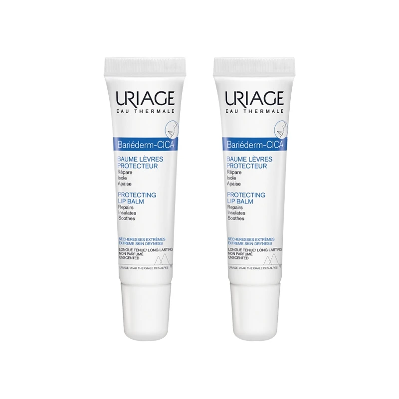 商品Uriage|Uriage依泉舒缓修复润唇膏15ml*2 防干裂修护受损,价格¥197,第1张图片