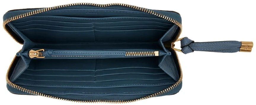 商品Chloé|蓝色 Maricie 钱包,价格¥5418,第3张图片详细描述