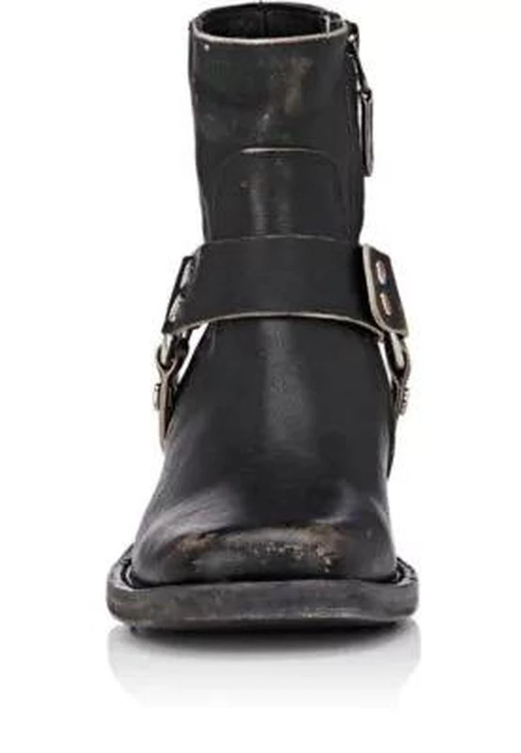 商品Balenciaga|Harness-Strap Leather Ankle Boots,价格¥3786,第4张图片详细描述