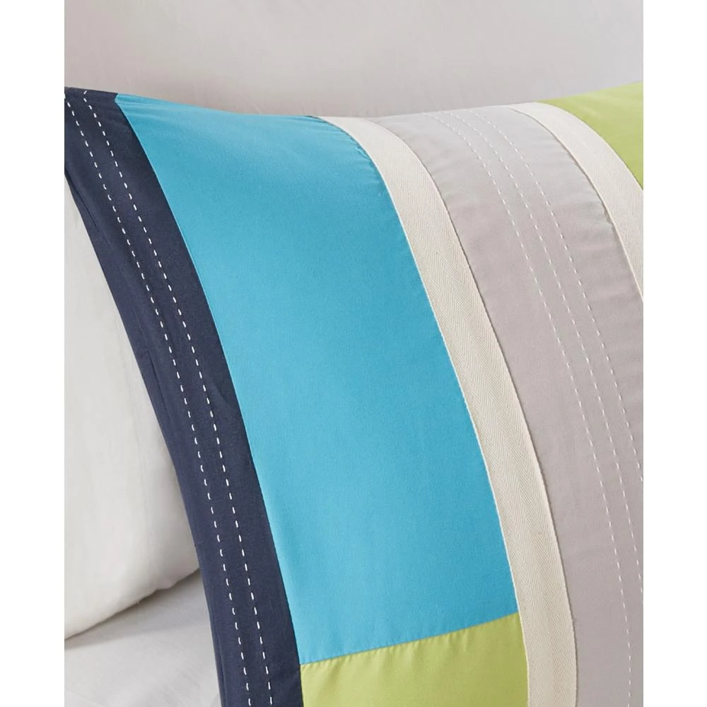 商品Natori|Pipeline 3-Pc. Twin/Twin XL Duvet Cover Set,价格¥469,第4张图片详细描述