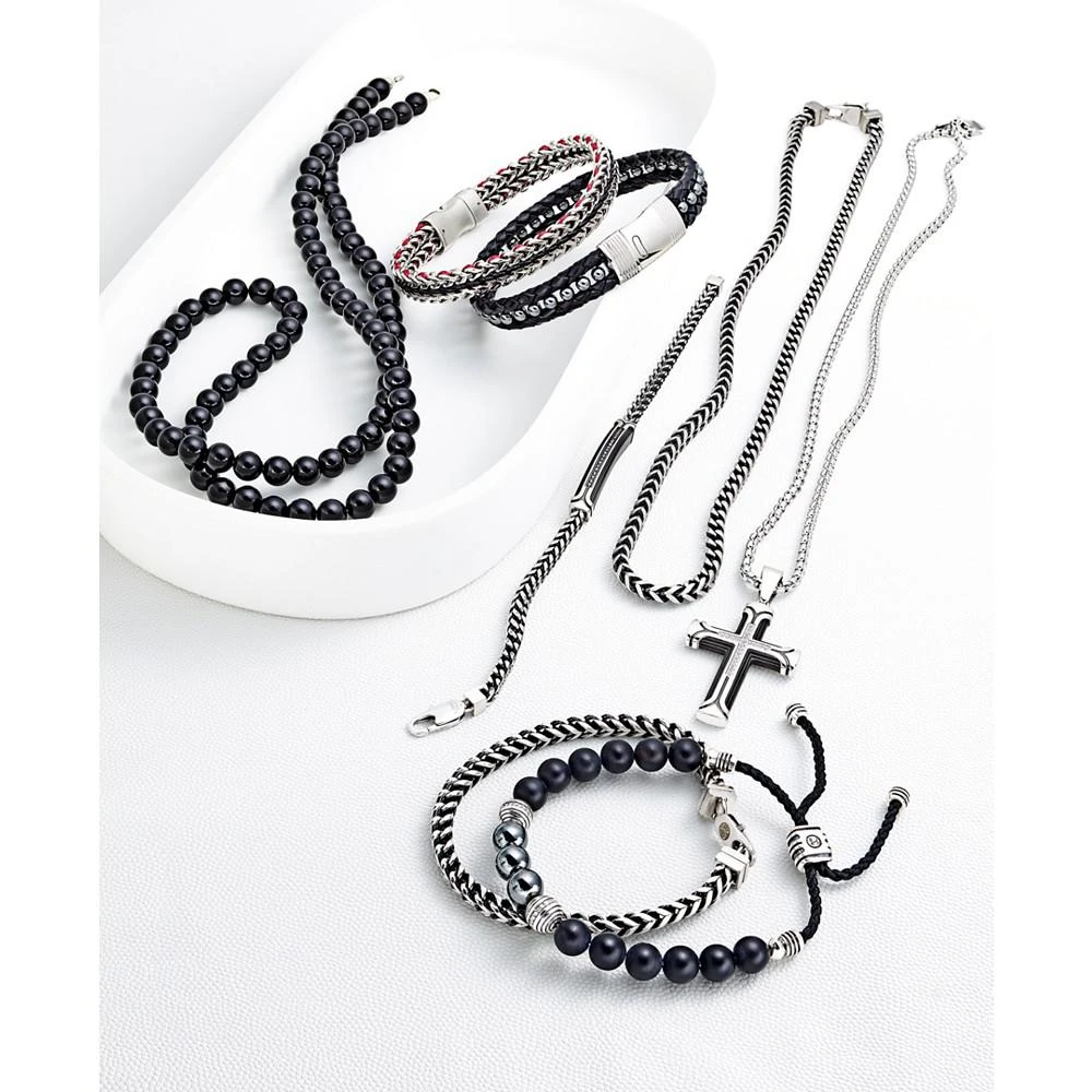 商品Esquire Men's Jewelry|Onyx (8mm) 30" Necklace, Created for Macy's,价格¥1853,第3张图片详细描述