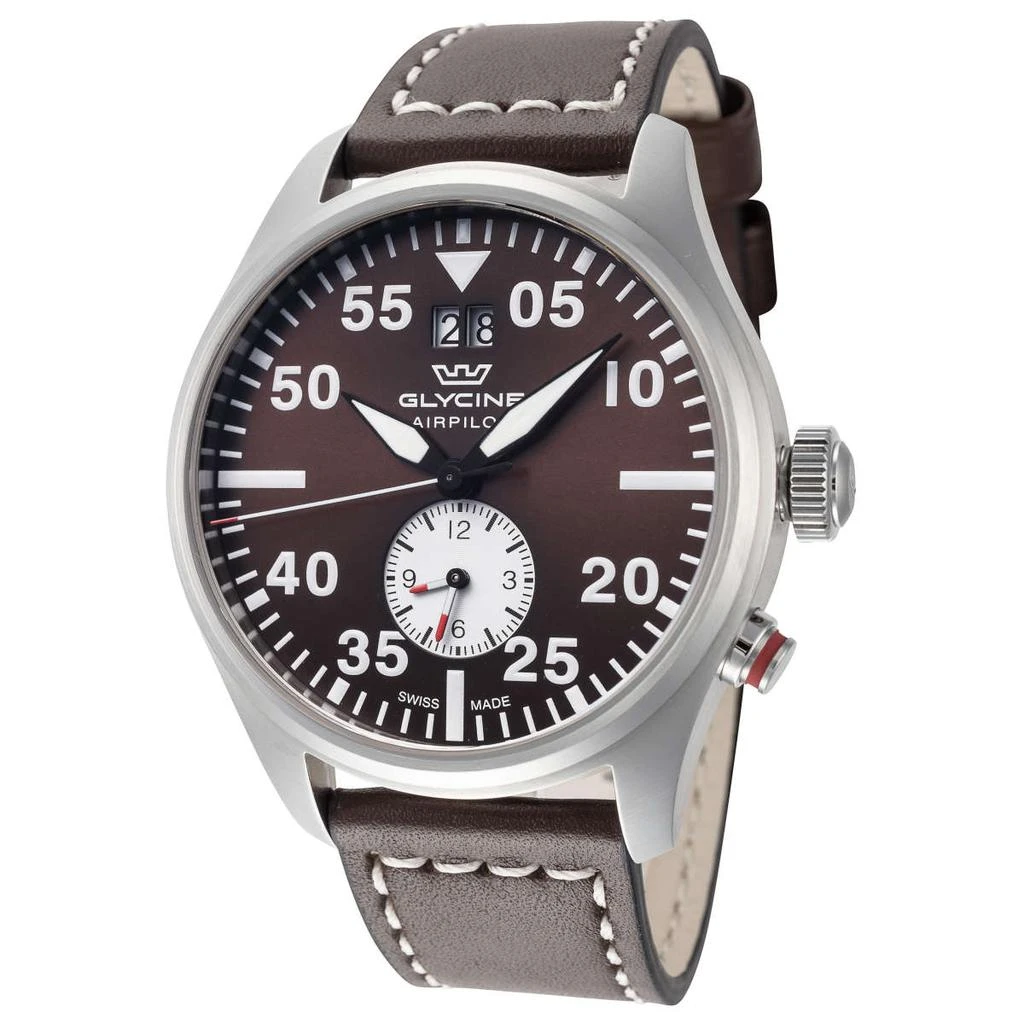 商品Glycine|Glycine Airpilot Dual Time 44 Men's Watch,价格¥1142,第1张图片