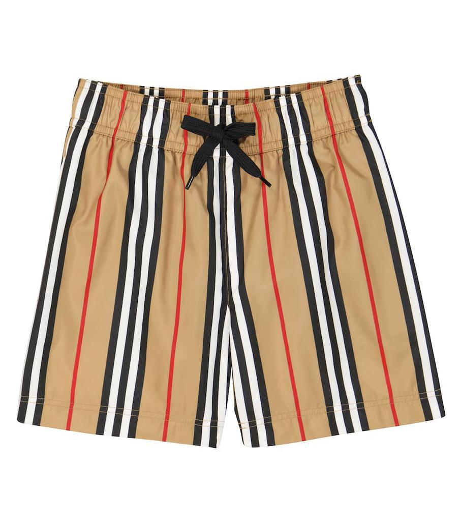 商品Burberry|Icon Stripe swim shorts,价格¥1215,第1张图片