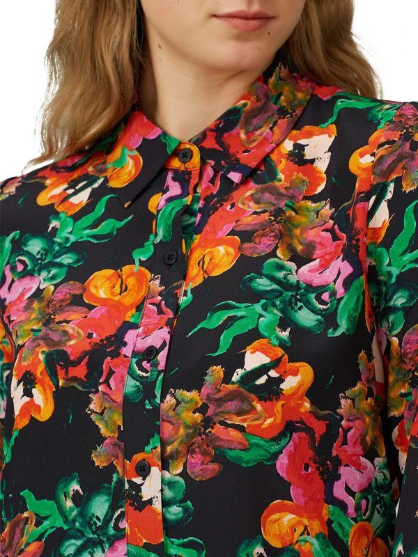 商品[二手商品] Diane von Furstenberg|Floral Silk Shirt,价格¥344,第4张图片详细描述