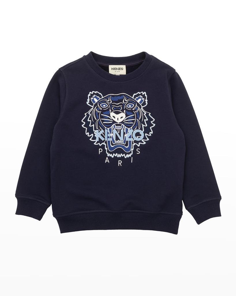 商品Kenzo|Boy's Classic Tiger Embroidered Sweatshirt, Size 4-5,价格¥786,第1张图片