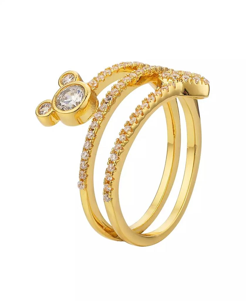 商品Disney|Cubic Zirconia Mickey Mouse and Heart Spiral Ring,价格¥299,第2张图片详细描述
