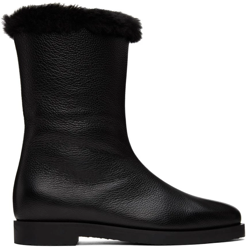 商品Totême|Black 'The Off-Duty' Boots,价格¥5070,第1张图片