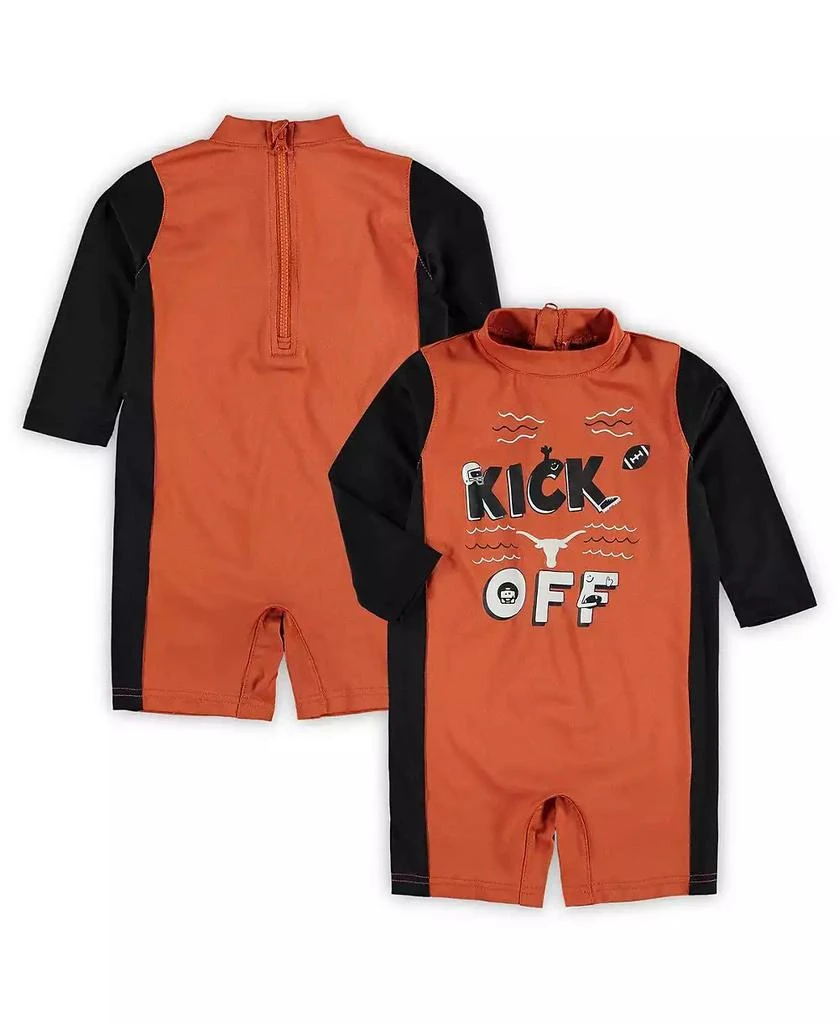 商品Outerstuff|Toddler Girls Texas Orange, Black Texas Longhorns Wave Runner Wetsuit,价格¥270,第1张图片