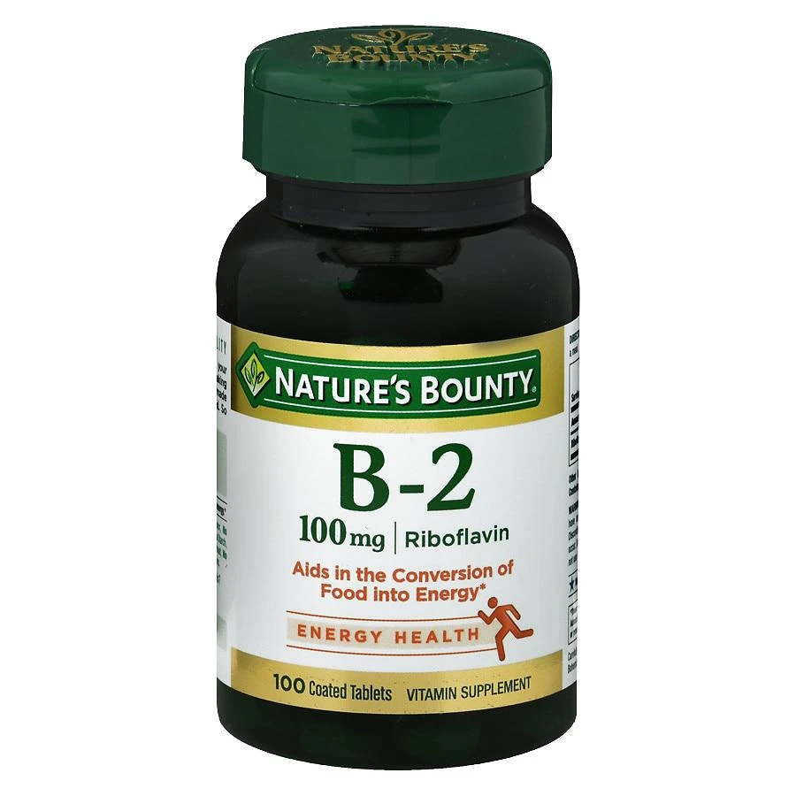 商品Nature's Bounty|Vitamin B-2 100 mg Supplement Tablets,价格¥27,第1张图片