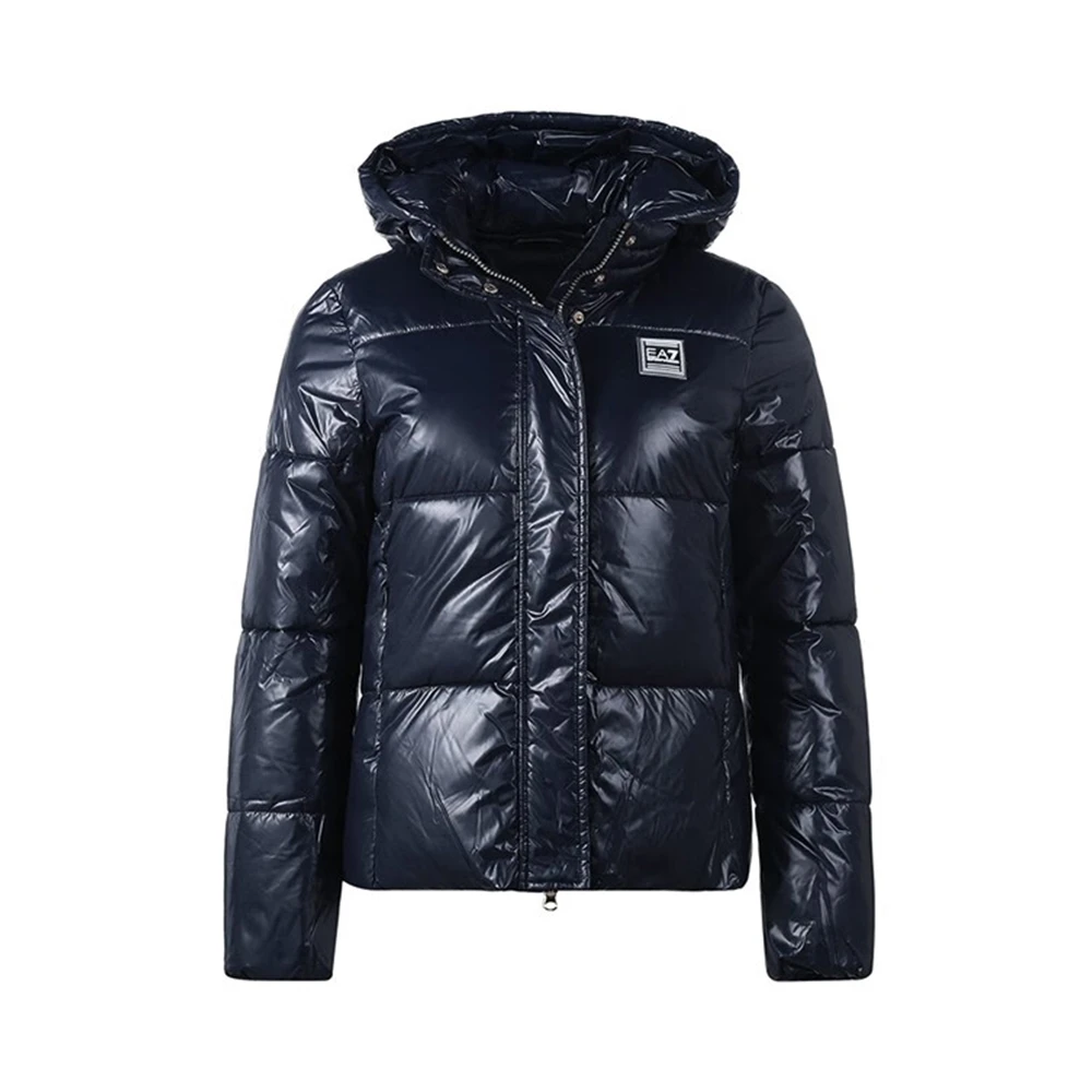 商品[国内直发] Emporio Armani|EMPORIO ARMANI 海军蓝色女士棉服 6LTB10-TN5LZ-0554,价格¥1898,第1张图片