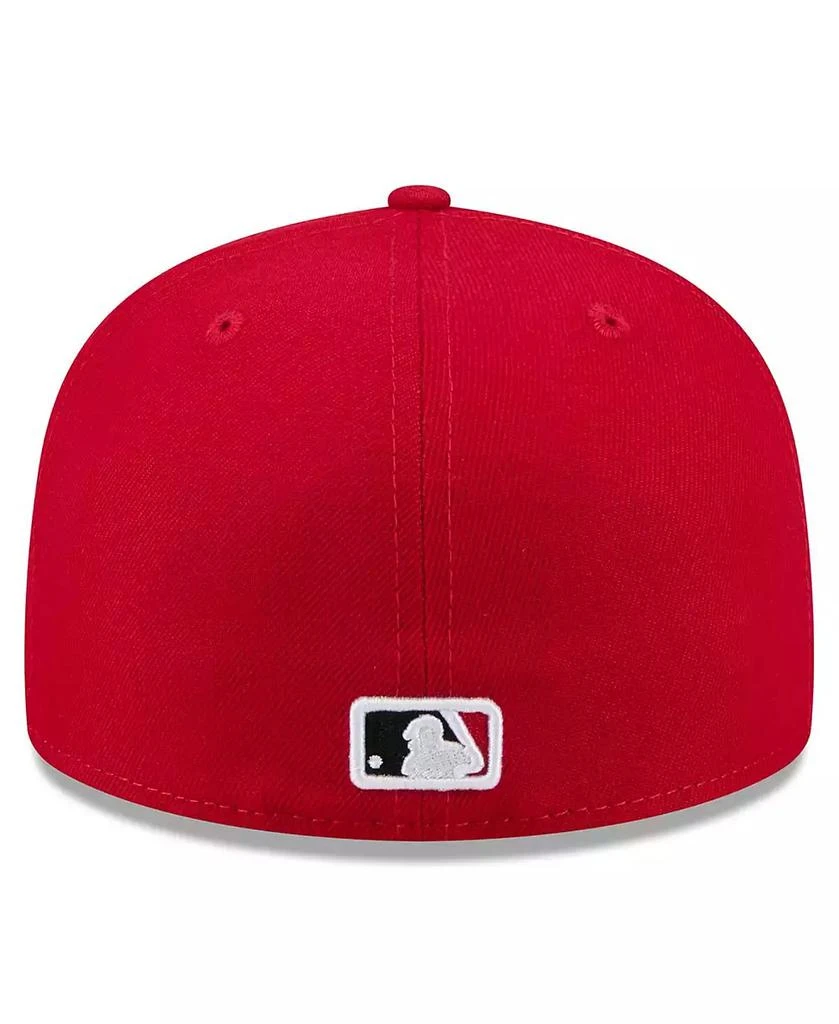 商品New Era|Men's Red Cincinnati Reds 2025 Jackie Robinson Day 59FIFTY Fitted Hat,价格¥361,第4张图片详细描述