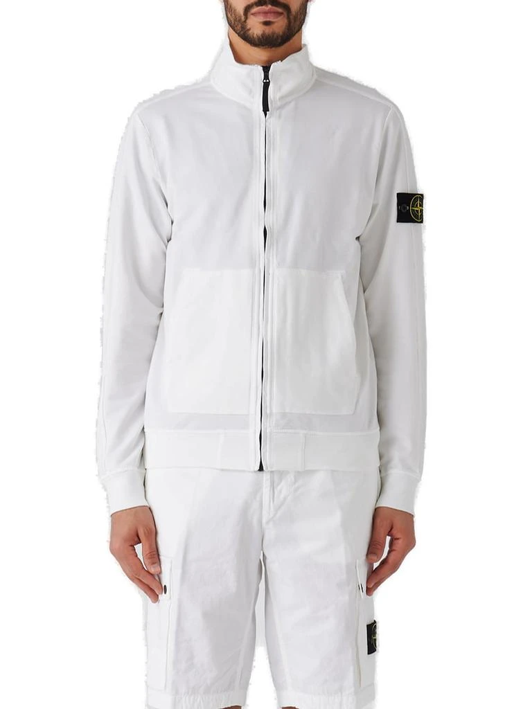 商品Stone Island|Stone Island High-Neck Zip-Up Jacket,价格¥1950,第1张图片