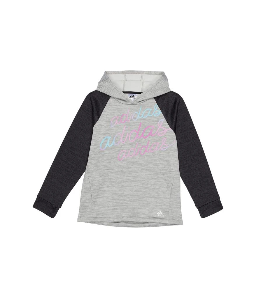 商品Adidas|Melange Graphic Fleece Hood Pullover (Big Kids),价格¥169,第1张图片