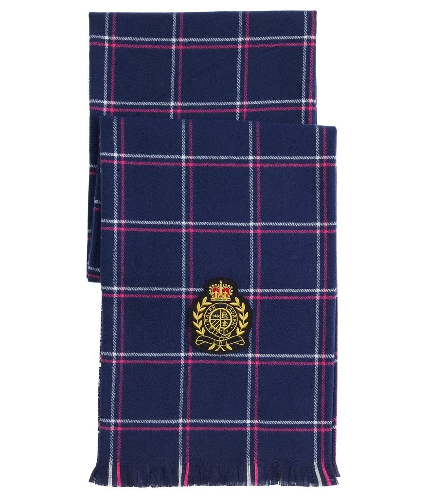 商品Ralph Lauren|Recycled Windowpane Patch Wrap,价格¥301,第2张图片详细描述