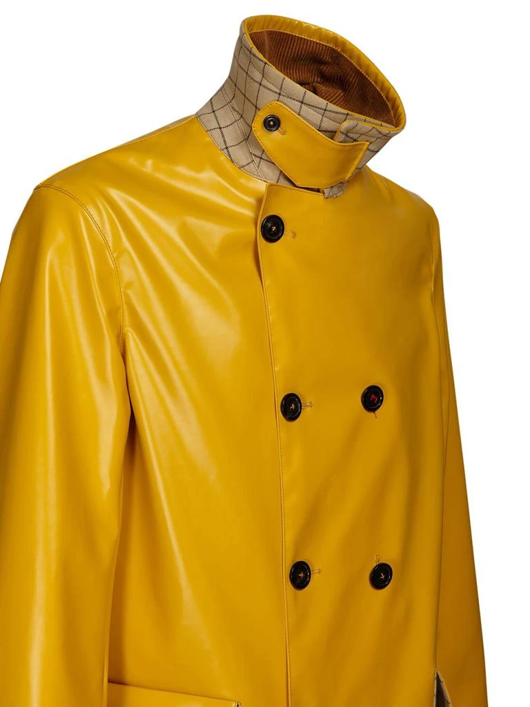 商品MAISON MARGIELA|Coated Cotton Double Breast Raincoat,价格¥7254,第2张图片详细描述