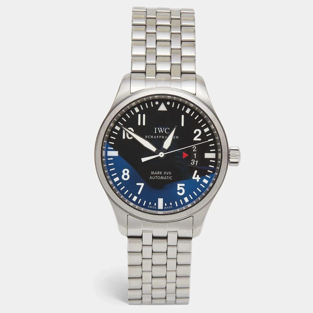 商品[二手商品] IWC Schaffhausen|IWC Schaffhausen Black Stainless Steel Pilot's Watch Mark XVII IW326504 Men's Wristwatch 41 mm,价格¥33276,第1张图片