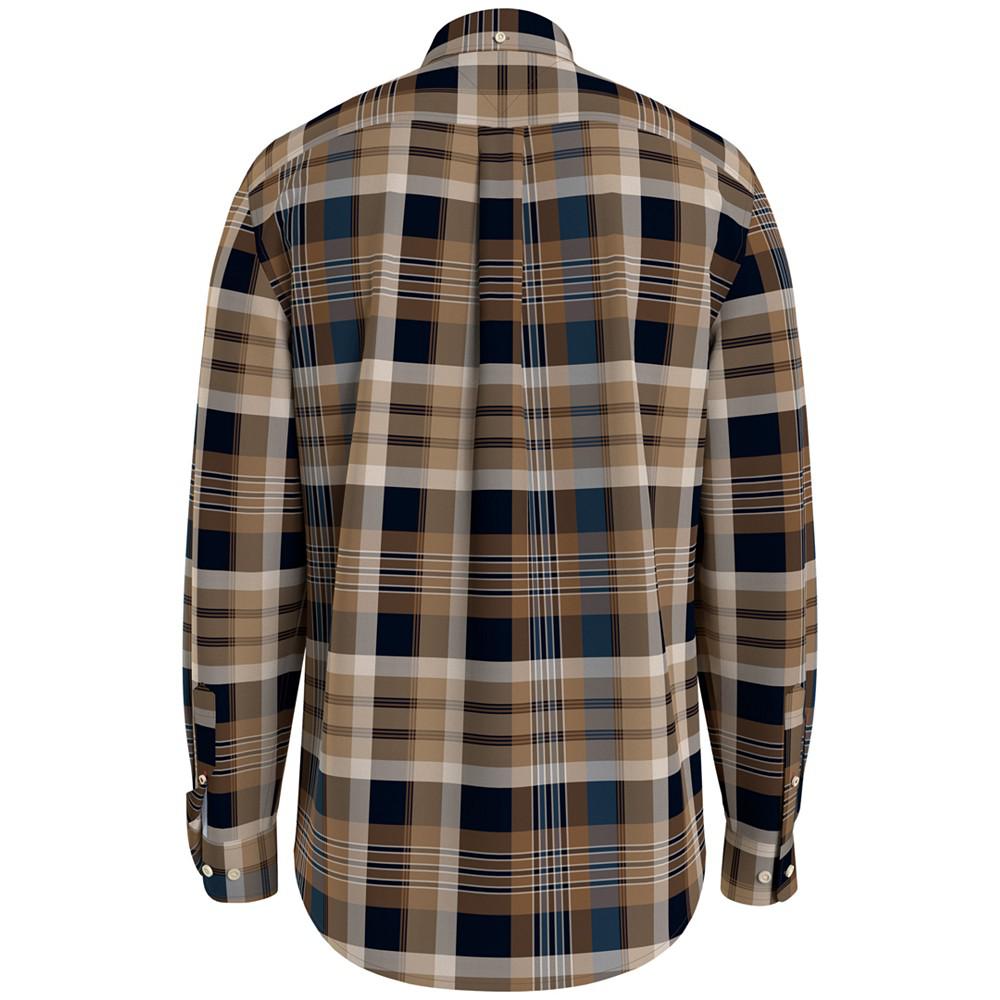 Men's Mavis Plaid Long Sleeve Classic-Fit Shirt商品第4张图片规格展示