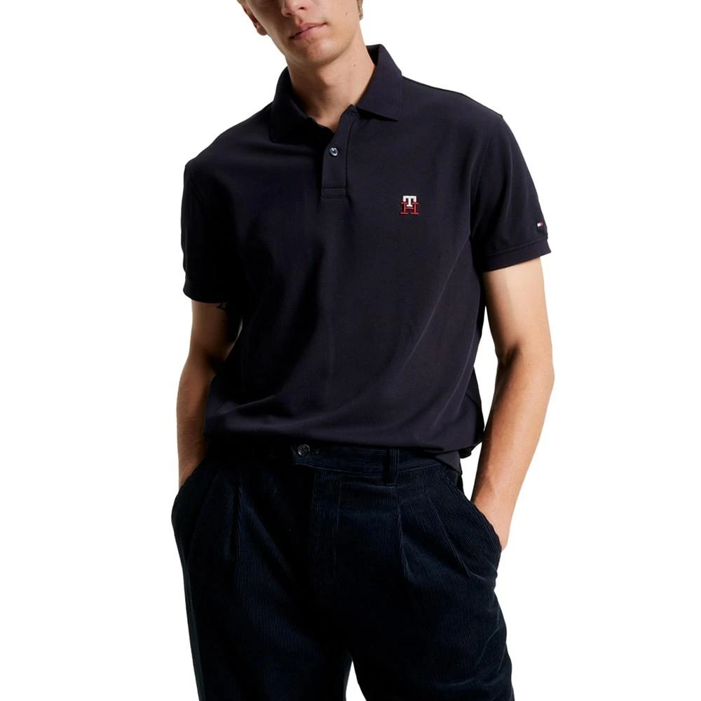 商品Tommy Hilfiger|Classic Fit Short-Sleeve Bubble Stitch Polo Shirt,价格¥397,第1张图片