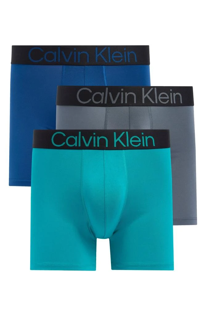 商品Calvin Klein|Bold Logo 3-Pack Boxer Briefs,价格¥164,第1张图片