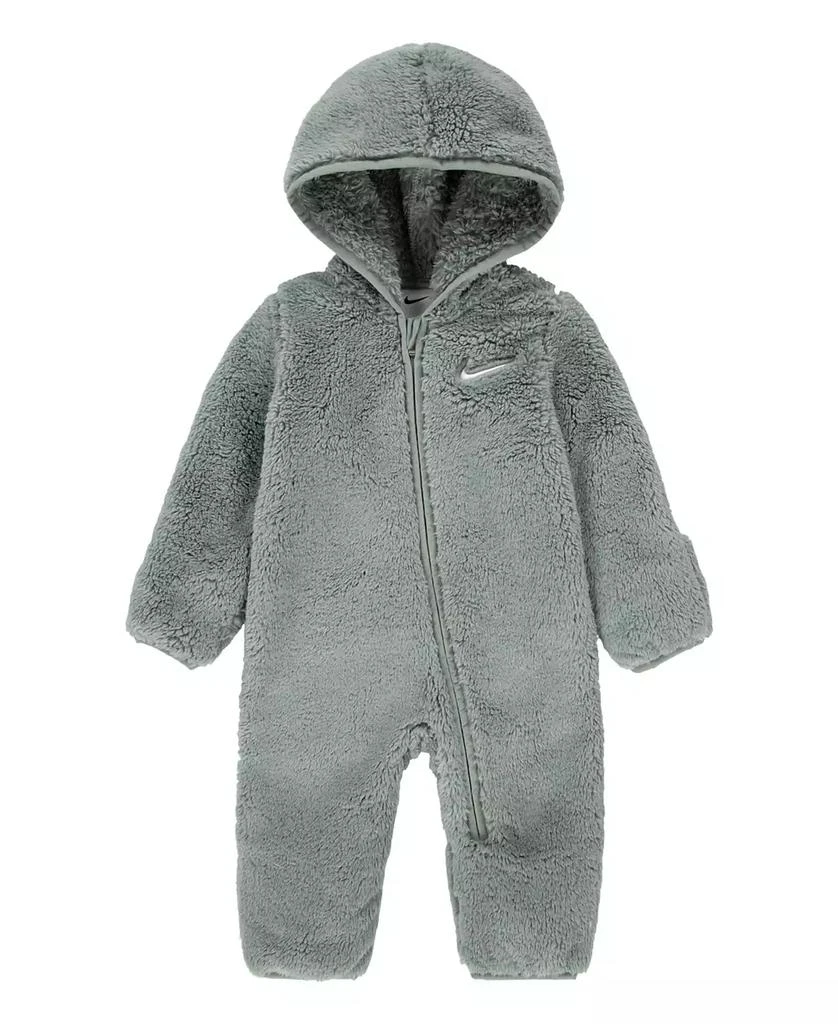 商品NIKE|Baby Boys and Girls Hooded Sherpa Coverall,价格¥197,第1张图片