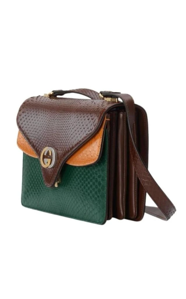 商品Gucci|Small Python Shoulder Bag,价格¥20242,第4张图片详细描述