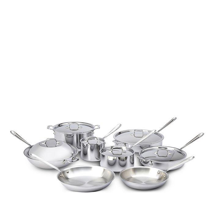 商品All-Clad|Stainless Steel 14-Piece Cookware Set,价格¥9678,第4张图片详细描述