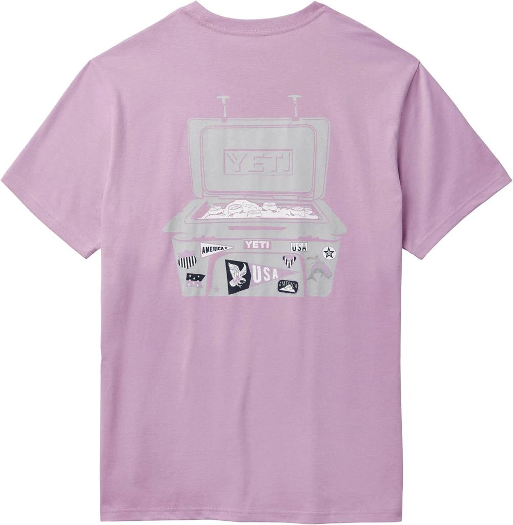 商品YETI|YETI Men's Stickers And Crews Short Sleeve T-Shirt,价格¥98,第5张图片详细描述