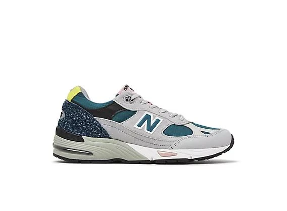 商品New Balance|男款 新百伦 991 休闲鞋 英产 银蓝色,价格¥1947,第1张图片