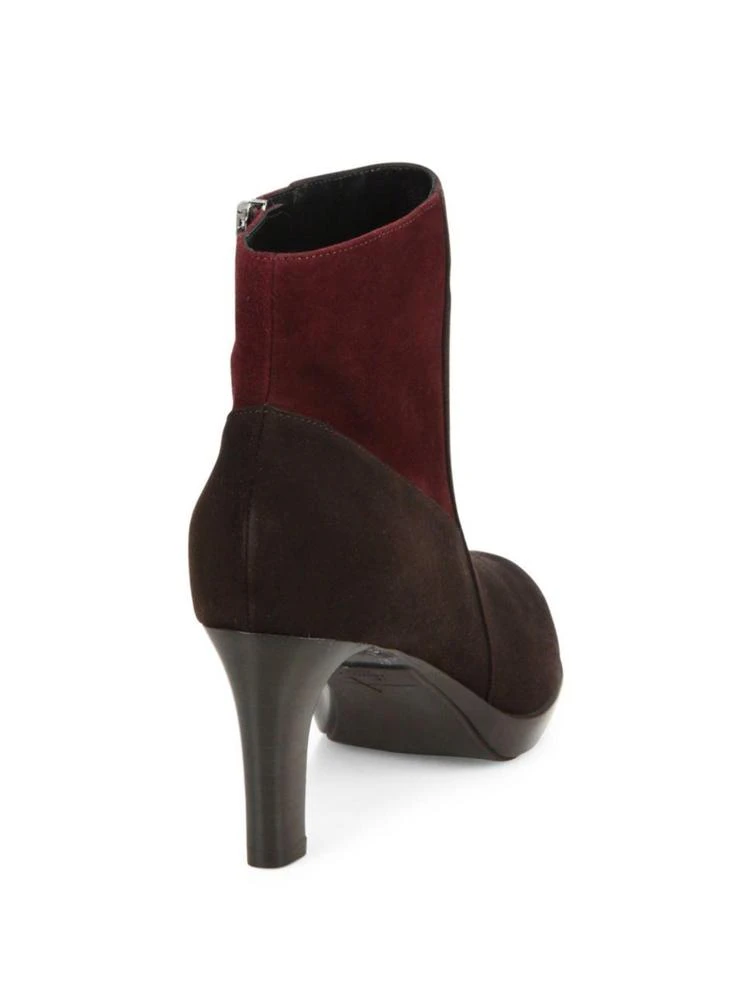 商品Aquatalia|Debra Colorblock Suede Booties,价格¥1485,第2张图片详细描述