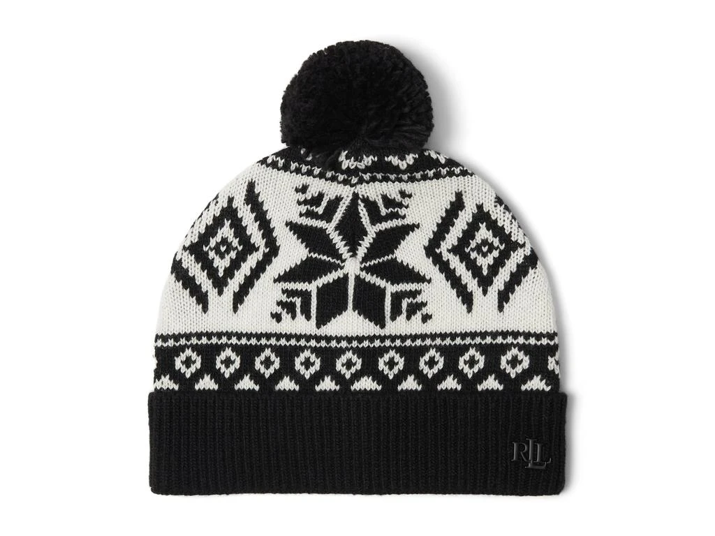 商品Ralph Lauren|Apres Ski Fair Isle Hat with Pom,价格¥359,第1张图片