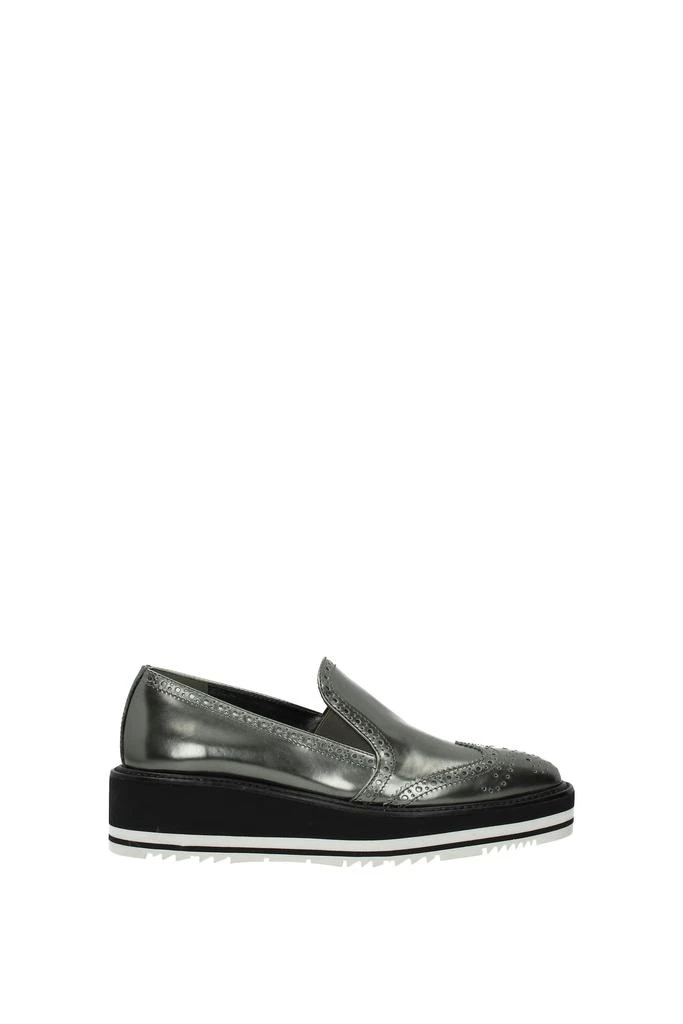 商品Prada|Loafers Leather Gray,价格¥2244,第1张图片