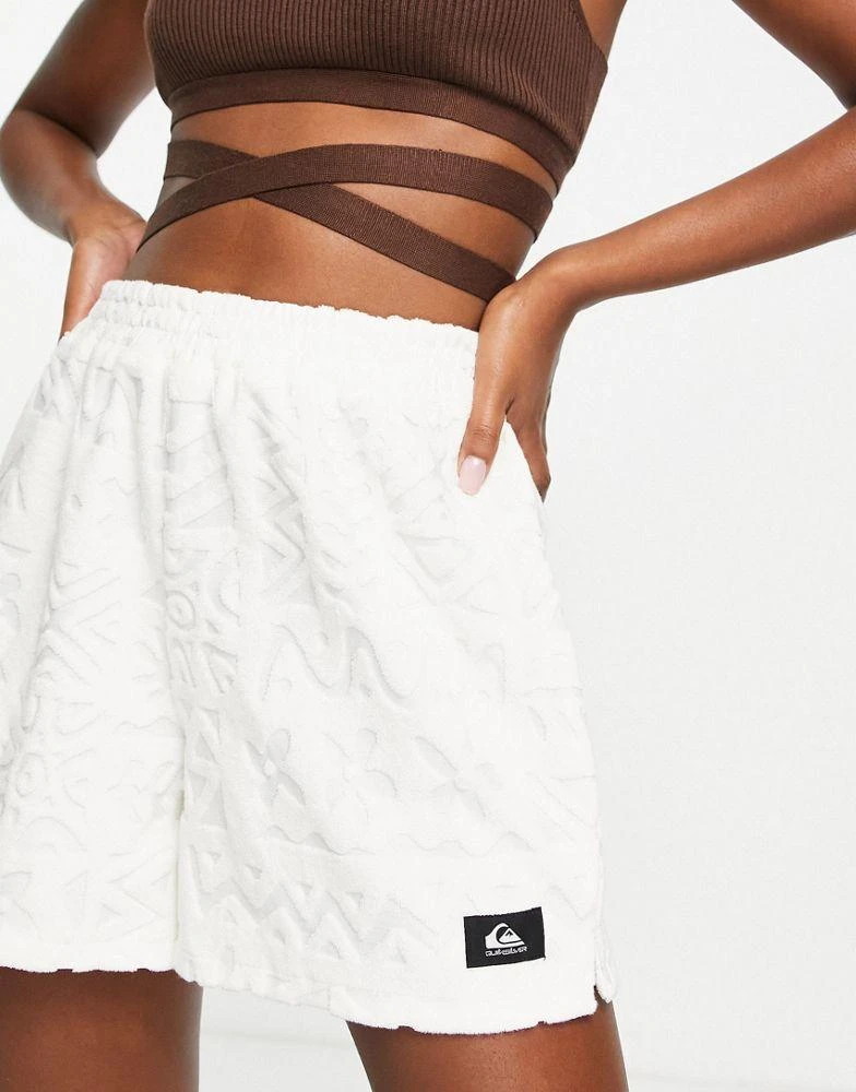 商品Quiksilver|Quiksilver Nomad Culture shorts in white Exclusive at ASOS,价格¥151,第2张图片详细描述