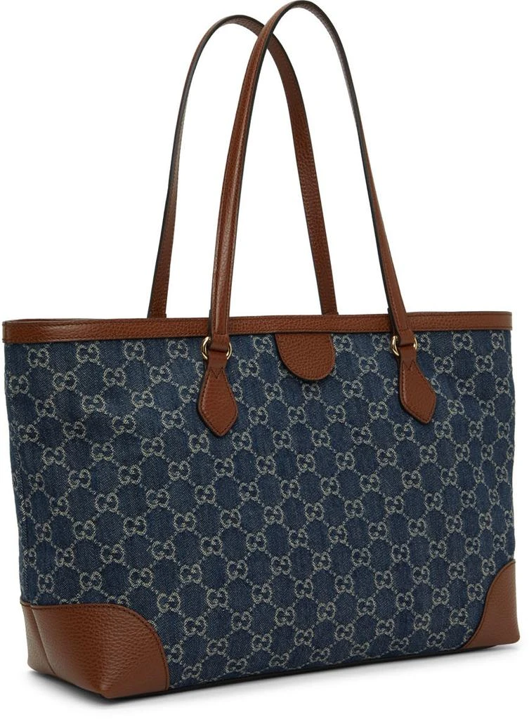 商品Gucci|蓝色中号 Ophidia 托特包,价格¥14562,第3张图片详细描述