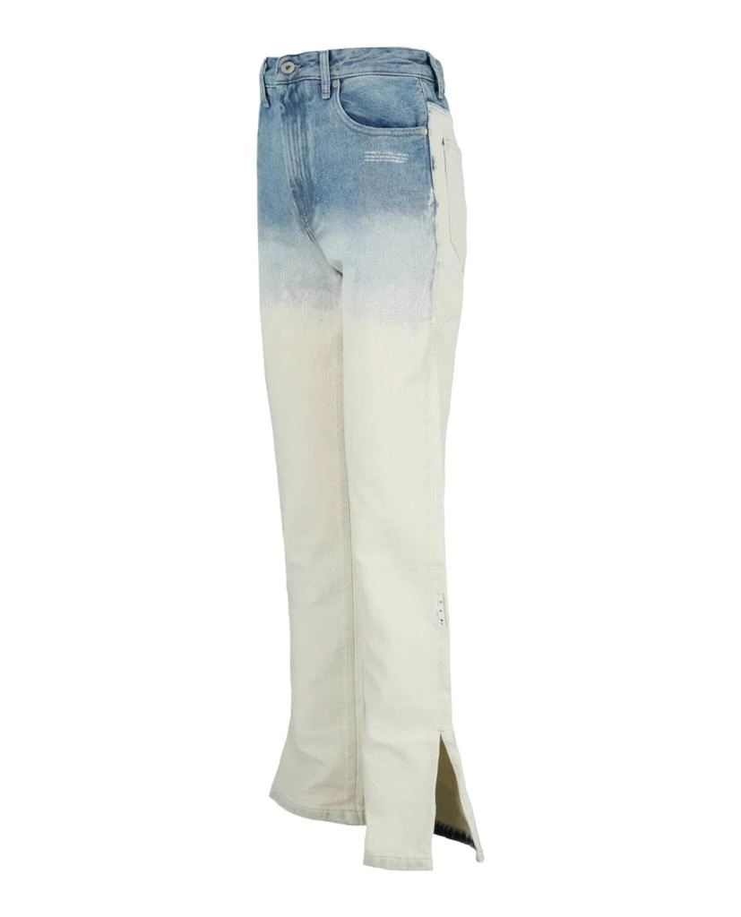 商品Off-White|Degrade' Split Hem Straight Leg Jeans,价格¥2459,第2张图片详细描述
