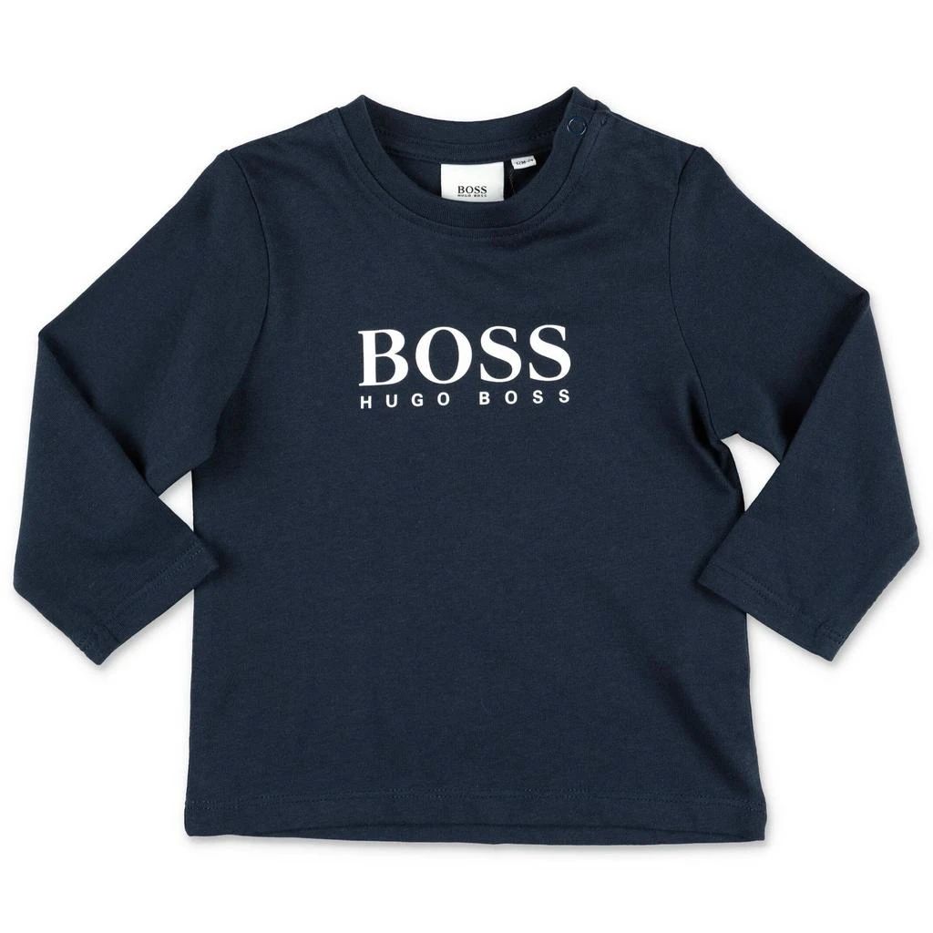 商品Hugo Boss|Hugo Boss Kids Logo Printed Long Sleeve T-Shirt,价格¥295,第1张图片