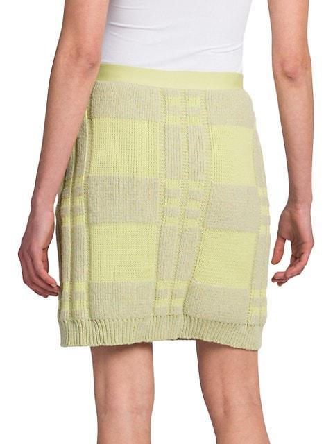 商品Bottega Veneta|Check Waffle-Knit Miniskirt,价格¥8238,第7张图片详细描述