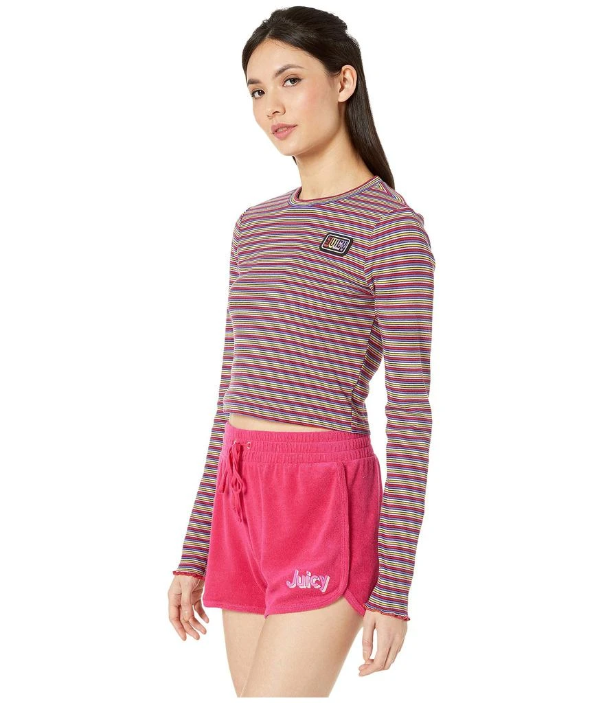 商品Juicy Couture|Striped Rib Knit Top,价格¥118,第2张图片详细描述