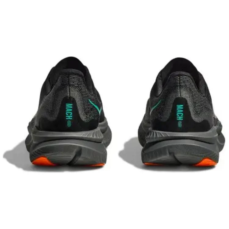 商品[国内直发] Hoka One One|MACH 6 舒适 轻便防滑耐磨 低帮跑步鞋 男款 黑色,价格¥1230,第8张图片详细描述