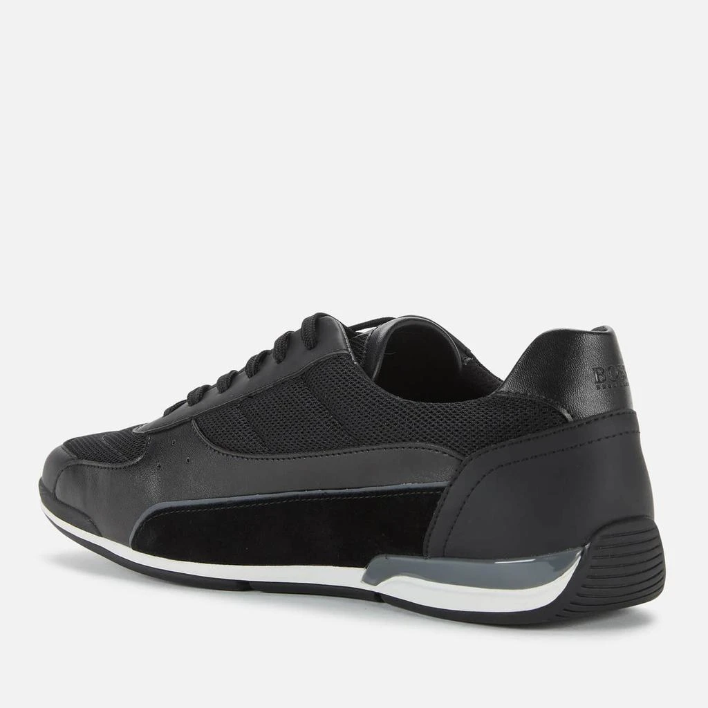 商品Hugo Boss|BOSS MEN'S SATURN LOW PROFILE TRAINERS - BLACK,价格¥809,第2张图片详细描述