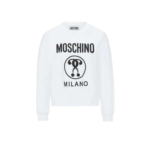 商品Moschino|Sweatshirt Double Question Mark en coton,价格¥1814,第1张图片