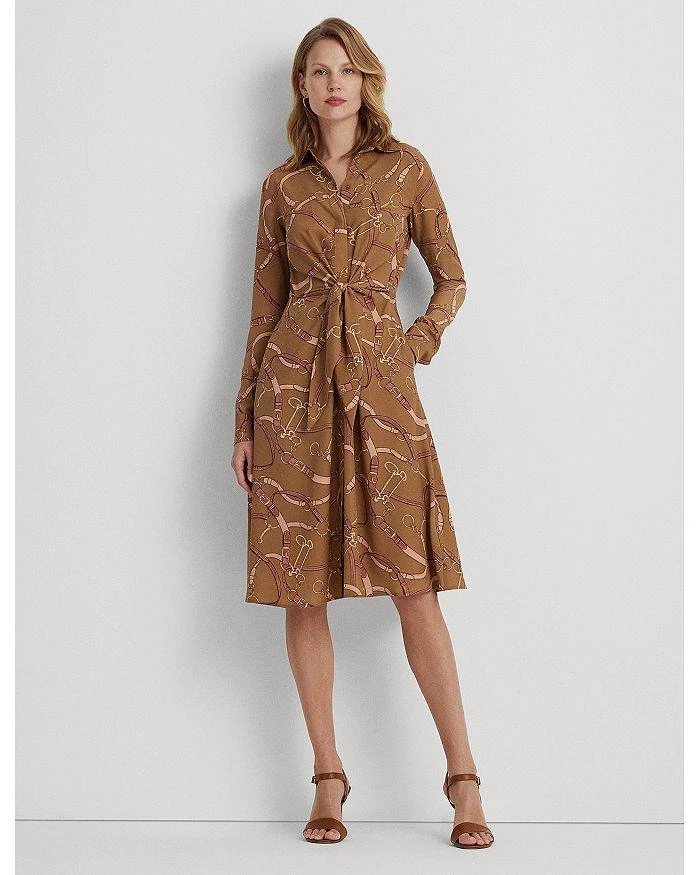 商品Ralph Lauren|Tie Waist Shirt Dress,价格¥702,第2张图片详细描述